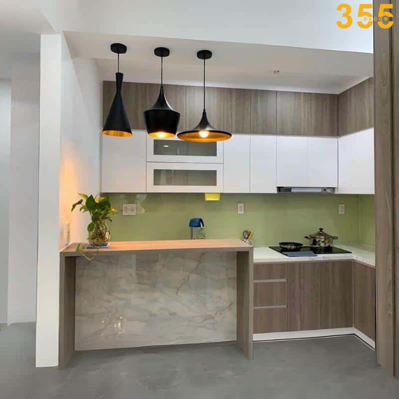 Đèn thả trần TCF01 thiết kế trang trí phòng bếp thêm ấm cúng 