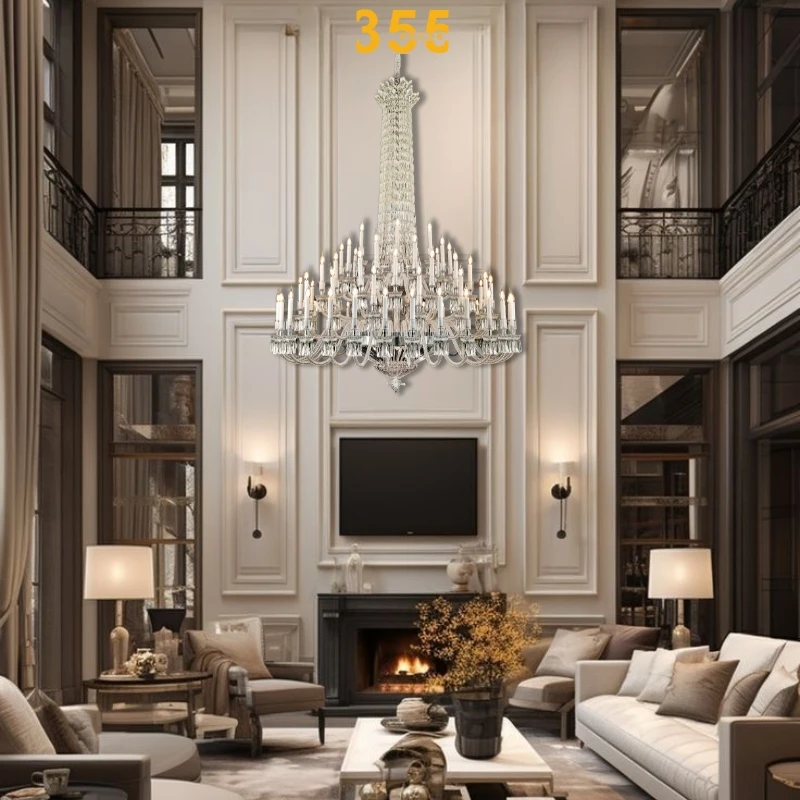 Đèn chùm pha lê hiện đại - Mang đậm phong cách hoàng gia , đẳng cấp 355decor