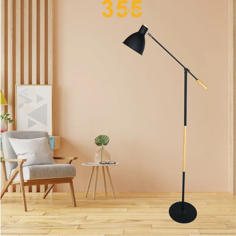 Đèn Đứng DD14DEN 3 Mẫu đèn cây đứng trang trí này của 355decor không chỉ cung cấp ánh sáng mà còn là một vật phẩm trang trí đầy cá tính