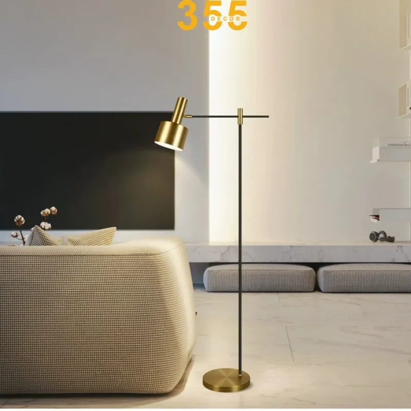 Đèn Đứng DD39B 1 Đèn Đứng DD39B thiết kế chao loa trụ mạ vàng, thân sắt sơn tĩnh điện hiện đại