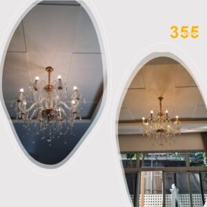 ĐÈN CHÙM DC9178 5 den chum dc9178 355decor 5