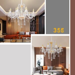 ĐÈN CHÙM DC9178 7 den chum dc9178 355decor 7