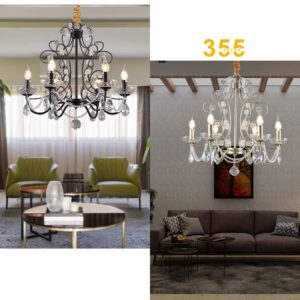 ĐÈN CHÙM DC171 5 den chum dc171 355decor 9