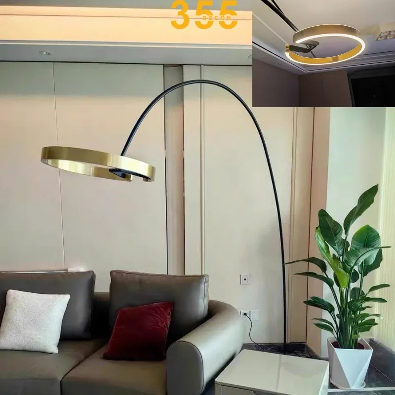 Đèn Đứng DD22 3 điểm nhấntrang trí phòng khách hiện đại và sang trọng