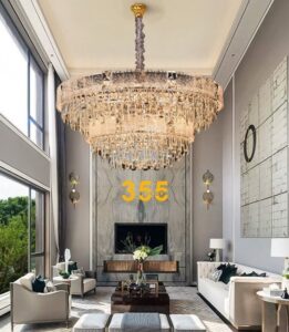 Đèn Thả Pha Lê TPL326T1000 tha pha le tpl326t1000 thuc te 1 355decor