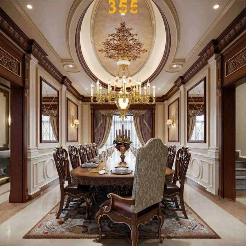 Đèn Chùm DCD8121 2 Đèn chùm đồng cao cấp DCD8121 - kiểu dáng ấn tượng cùng chất lượng cao cấp 355decor