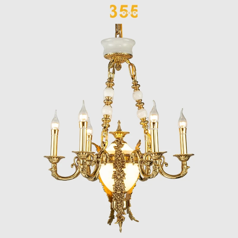 Den-Chum-Phong-Tho-DCD8121-355decor Đèn chùm phòng thờ DCD8121 - kiểu dáng sang trọng cổ điển 355decor