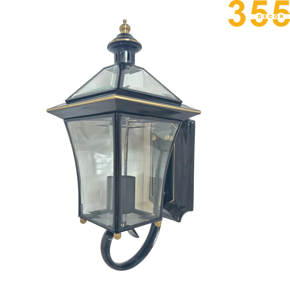 đèn tường đồng màu đen tân cổ điển vd27