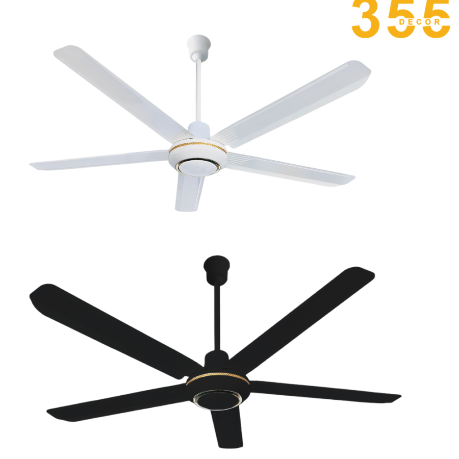 Quạt Trần Trang Trí QT55 1 quạt trần trang trí phòng khách cao cấp qt55 chính hãng 355decor