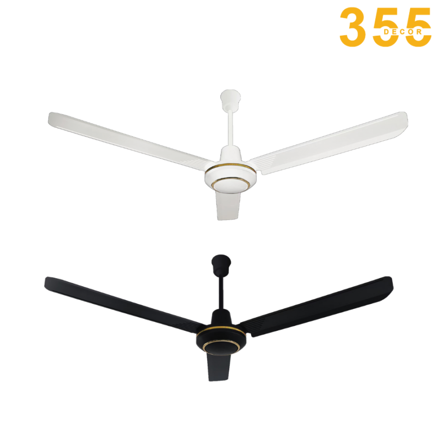 Quạt Trần Trang Trí QT56 1 quạt trần trang tri phong khách màu trắng sang trọng qt56 chính hãng 355decor