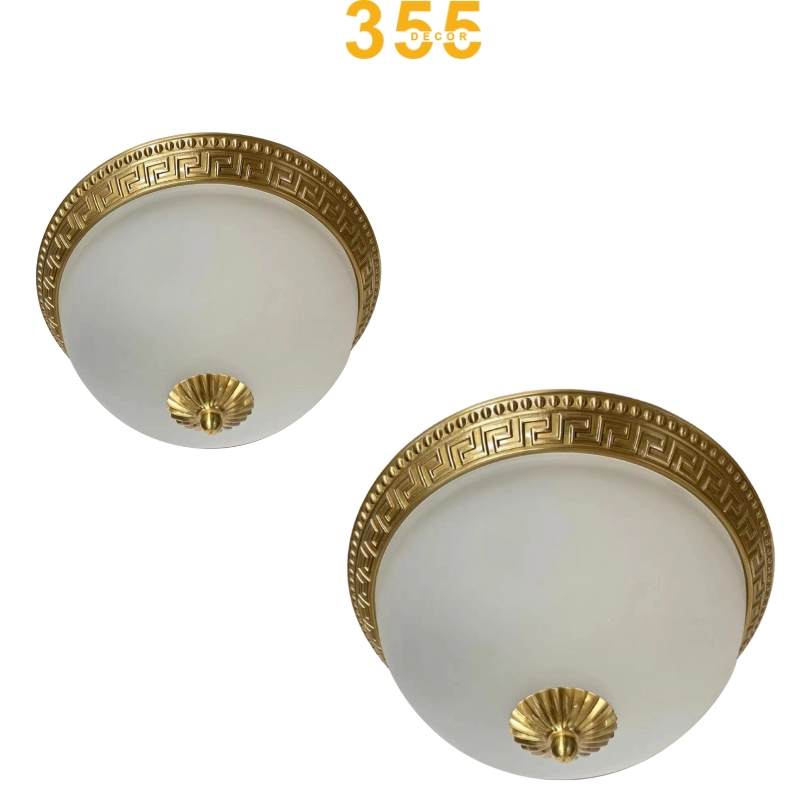 Đèn Ốp Trần Đồng OD07 tôn vinh phong cách cổ điển