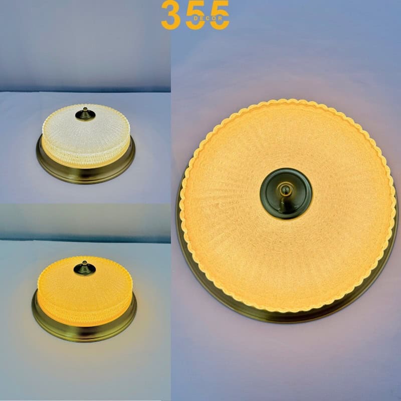 Đèn Ốp Trần Đồng OD09 – Điểm Nhấn Tinh Tế Cho Không Gian Biệt Thự 2 Đèn ứng dụng công nghệ LED tiên tiến