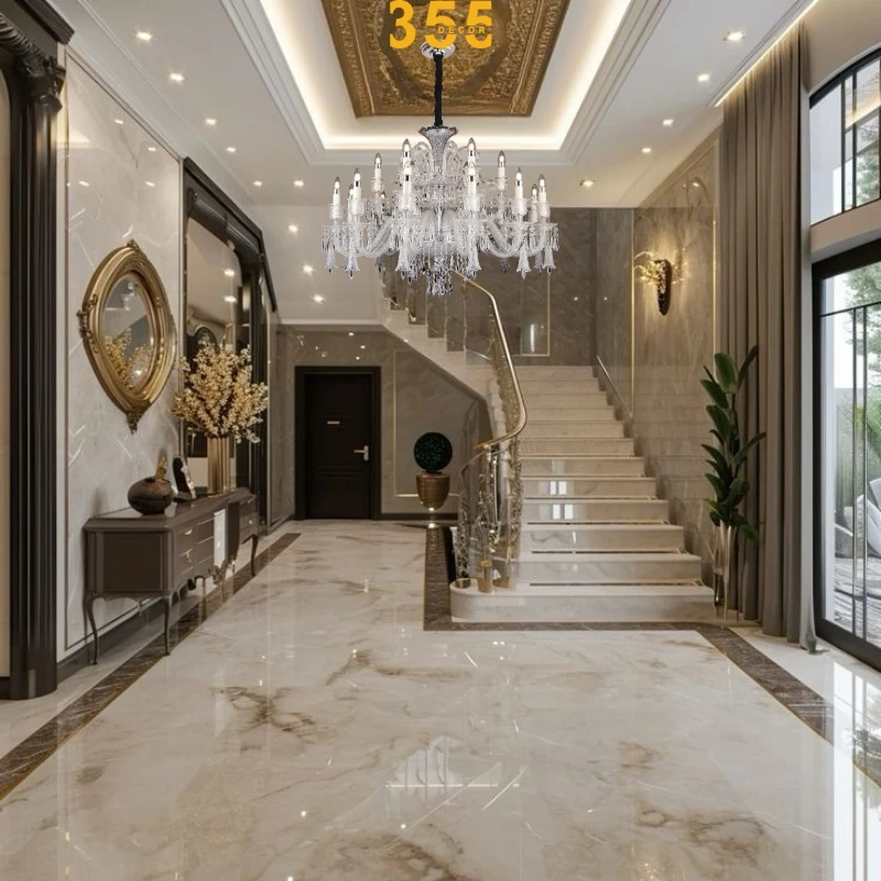 Đèn Chùm DC8806 1 Đèn chùm phòng khách cao cấp DC8806 - thiết kế tinh tế , đặc sắc thu hút mọi ánh nhìn 355decor