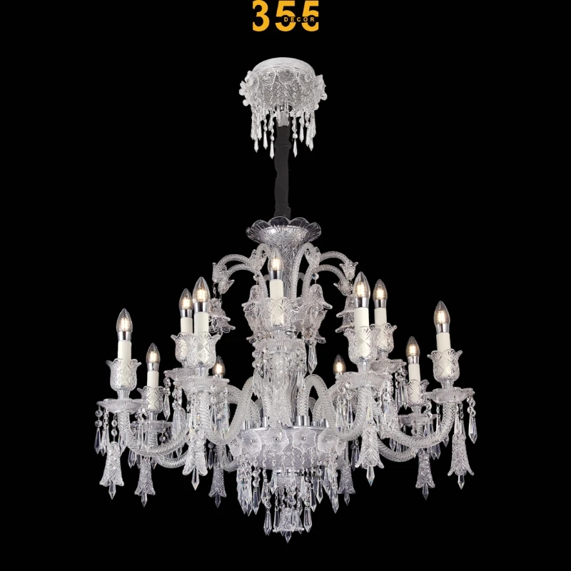 Den-Chum-Trang-Tri-Phong-Ngu-DC8806-355decor Đèn chùm trang trí phòng ngủ DC8806 - kiểu dáng tinh tế và sang trọng 355decor