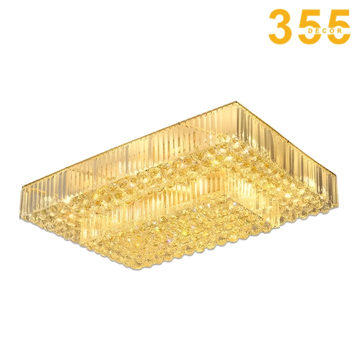 ốp trần pha lê hình chữ nhật OTPL44CN chính hãng 355decor