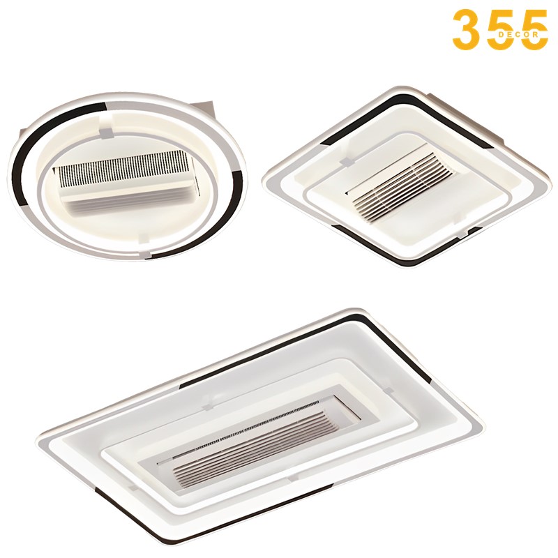 đèn quạt ốp trần mica OTA41 chính hãng 355decor