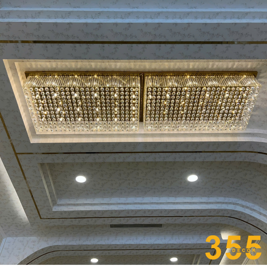 đèn ốp trần pha lê cao cấp chính hãng 355decor
