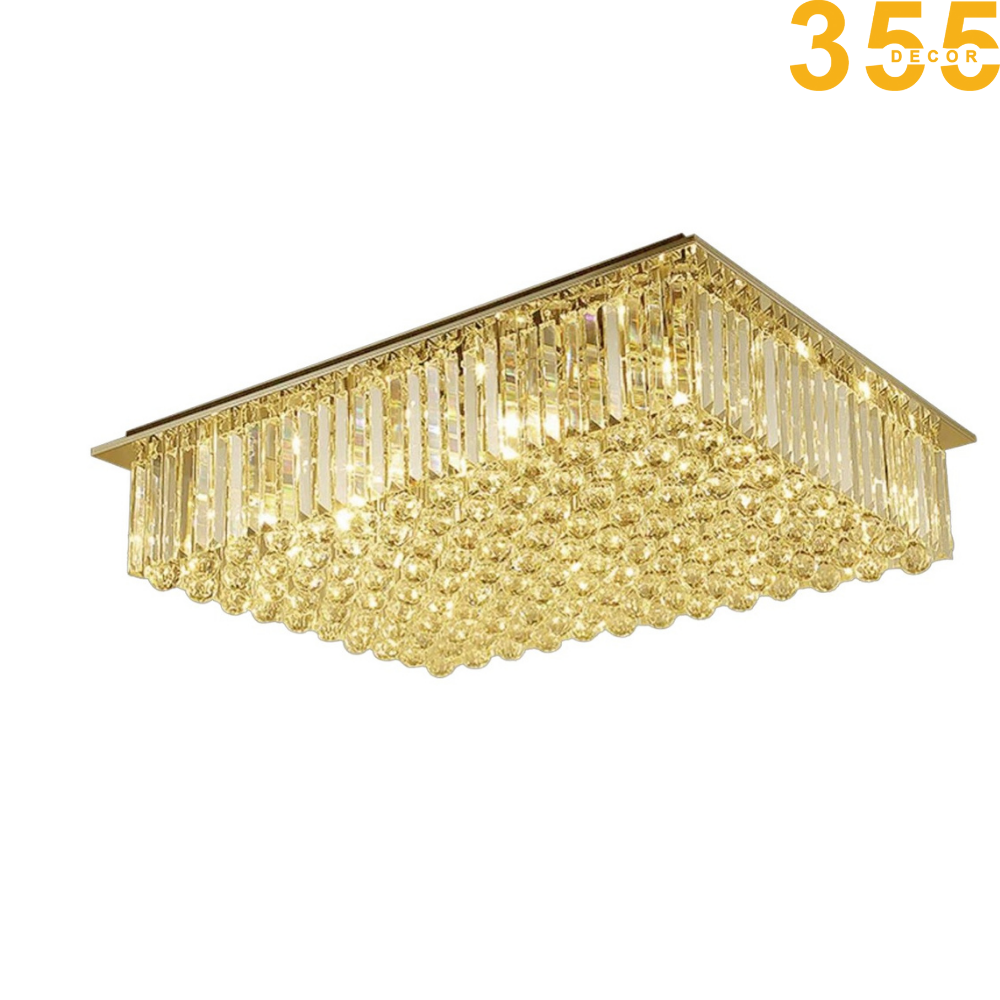 đèn ốp trần pha lê phòng khách OTPL32 chính hãng 355decor