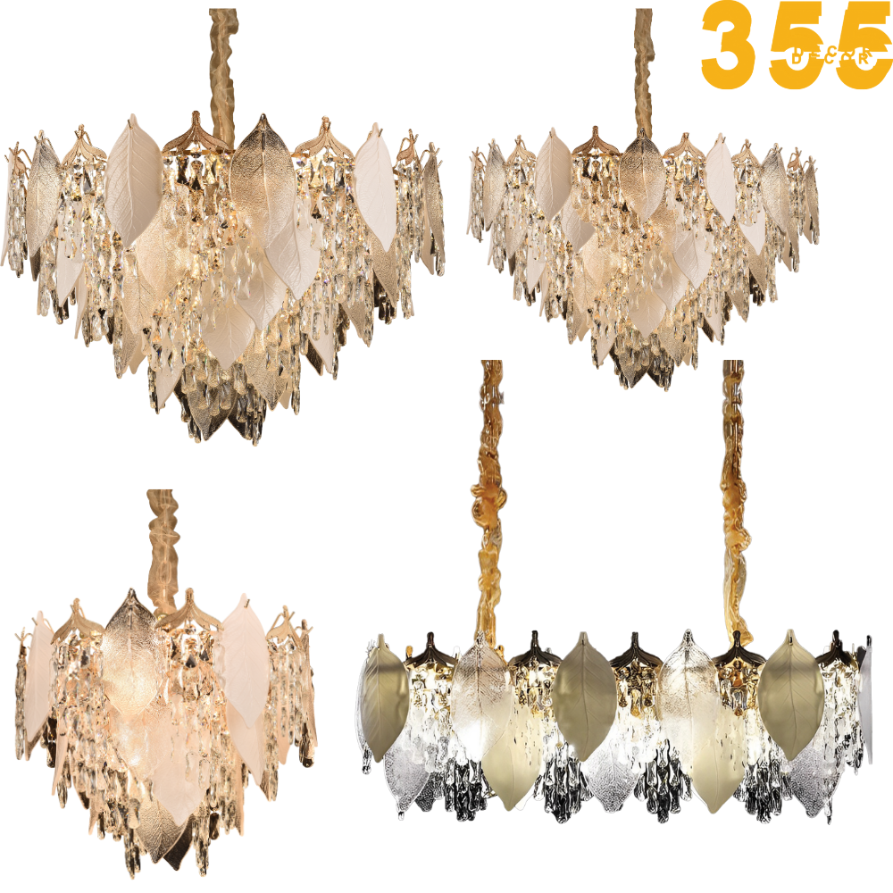 đèn thả pha lê sang trọng