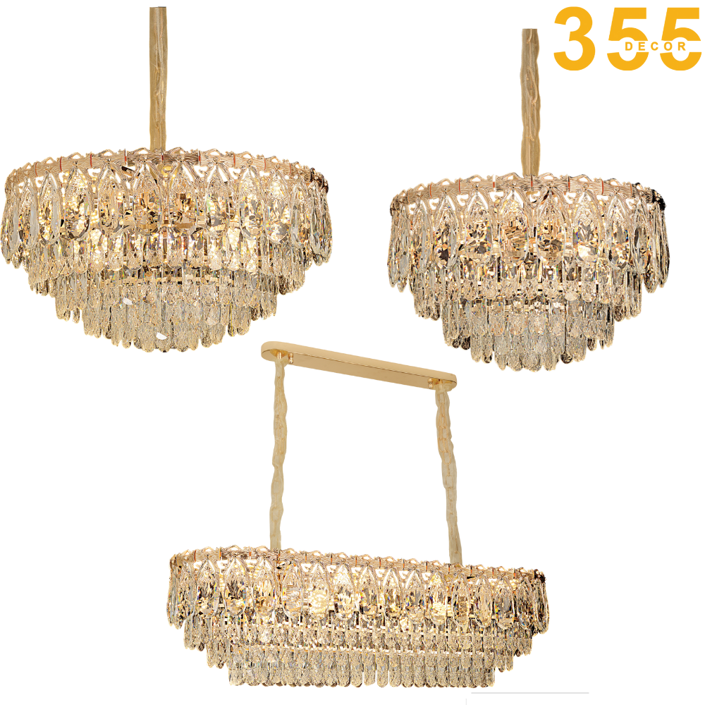đèn thả pha lê cap cấp chính hãng 355decor