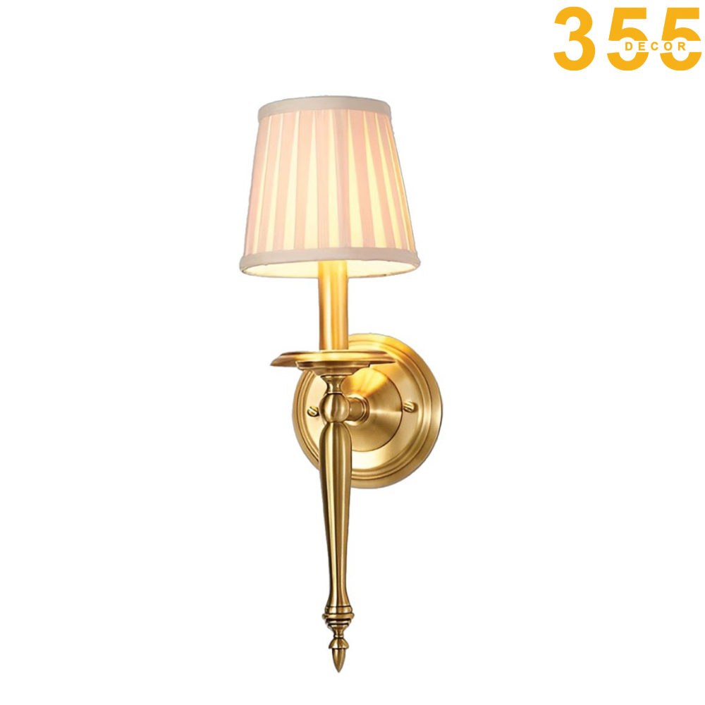thực tế đèn tường đồng trang trí nội thất cao cấp chính hãng 355decor vdc04