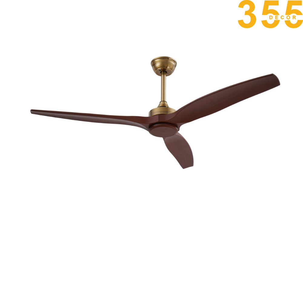 quạt trần trang trí 3 cánh qt32 chính hãng 355decor