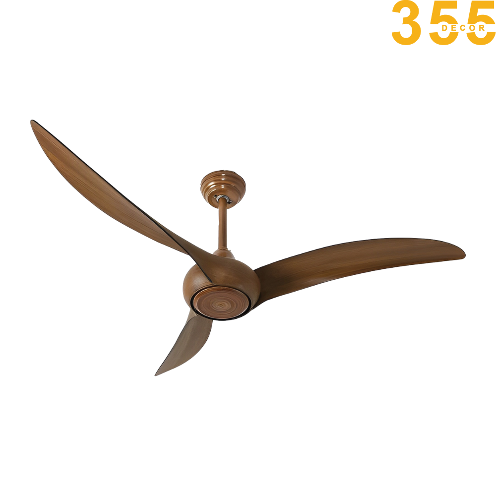 quạt trần cánh gỗ qt62 chính hãng 355decor