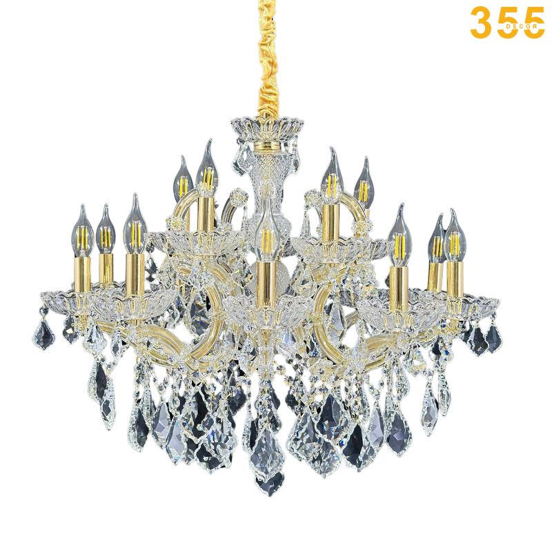 Đèn chùm pha lê k9 cao cấp DC0089 chính hãng 355decor