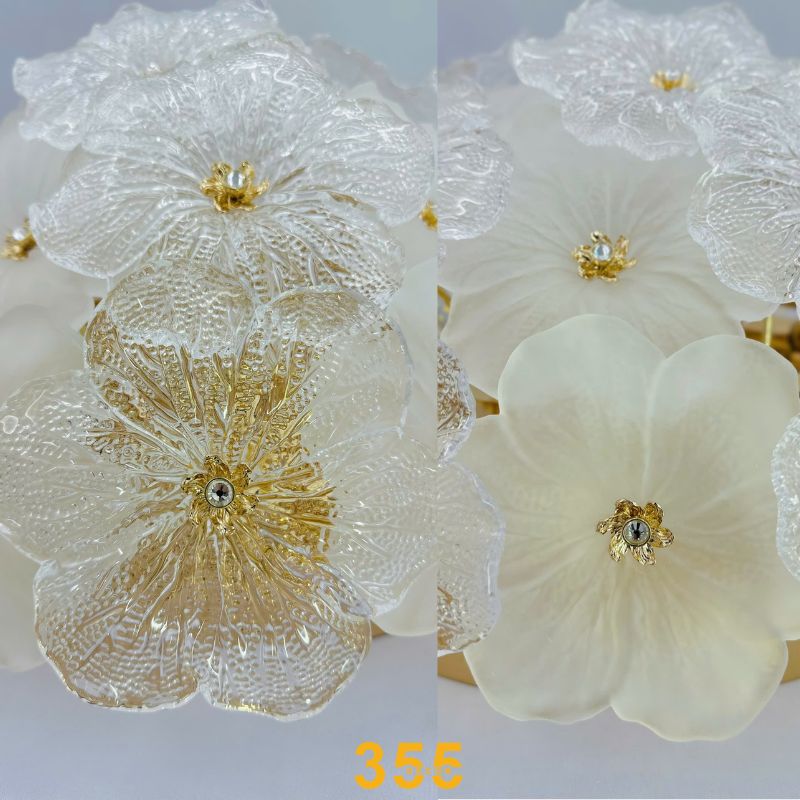 Đèn ốp trần pha lê OTPL051 – Nghệ thuật ánh sáng hòa quyện cùng thiên nhiên | 355Decor 1 pha lê cao cấp otpl051 chính hãng 355decor