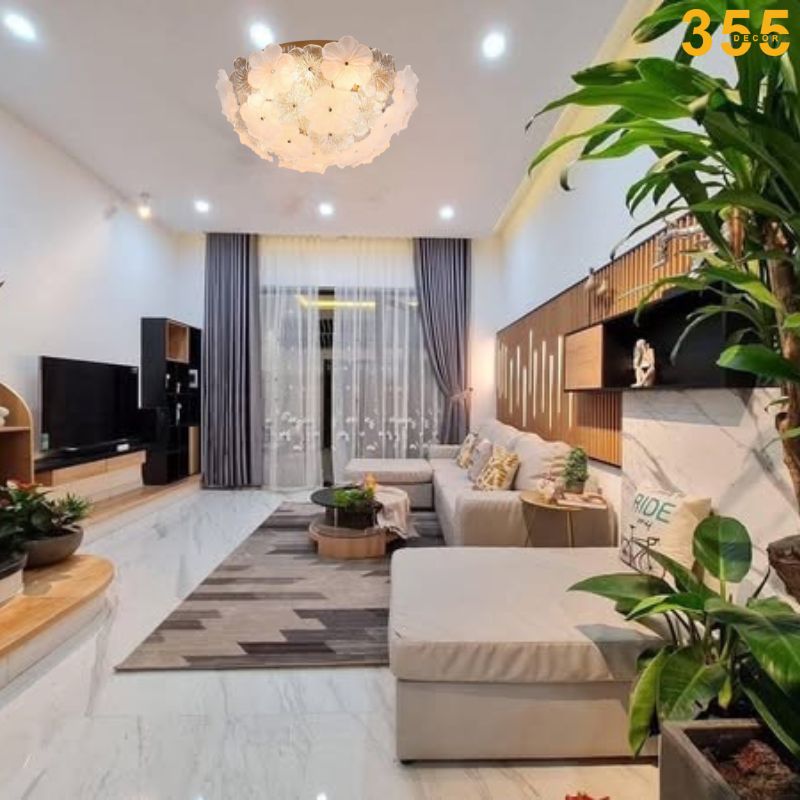 den-op-tran-pha-le-phong-khach-tpl051-355decor đèn ốp trần hiện đại sang trọng otpl051 chính hãng 355decor