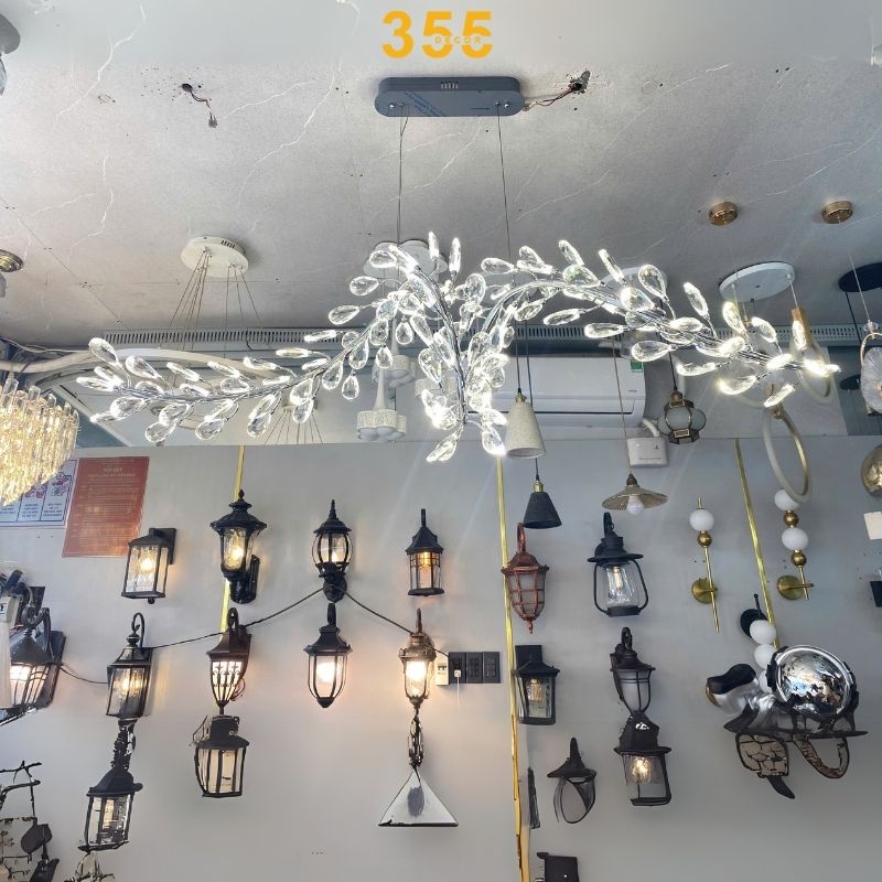 Thả pha lê 1673 - thiết kế nhanh pha lê nghệ thuật - nhập khẩu cao cấp 355decor