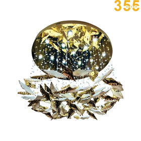 Đèn thả trần THD119 sứ trắng vàng cao cấp chính hãng 355decor