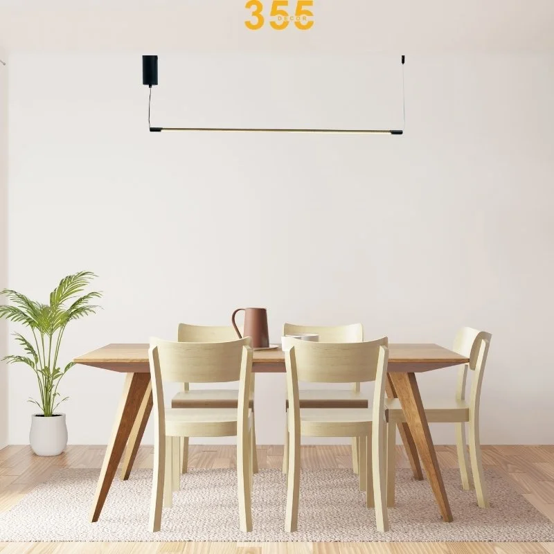 đèn thả hiện đại thd145 - thiết kế tối giản trang trí bàn ăn hiện đại 355decor