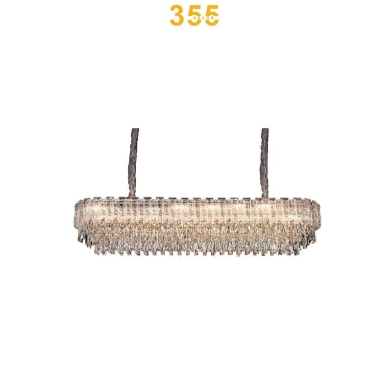 đèn thả pha lê TPL353 - thiết kế sang trọng phù hợp với bàn ăn và phòng khách chính hãng 355decor