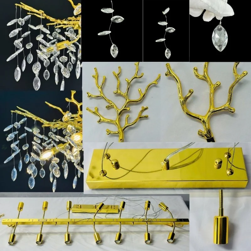 đèn thả pha lê tpl07n1500- chi tiết mẫu thả pha lê nhập khẩu chính hãng 355decor