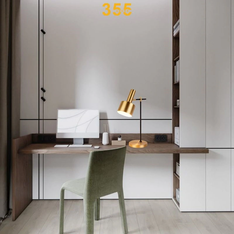 Đèn Bàn DB39 1 Đèn Để Bàn Giá Rẻ DB39 - Chất Liệu Hợp Kim Xi Vàng 355Decor