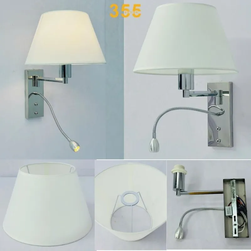 Đèn Ngủ Treo Tường VDN506 - Giải Pháp Ánh Sáng 2 Trong 1 Cho Phòng Ngủ Hiện Đại 2 đèn ngủ vdn506 - thiết kế chao vải ấm cúng