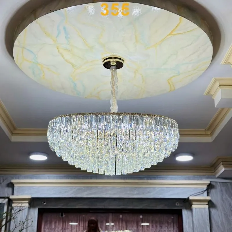 Đèn Thả Pha Lê TPL695 2 Đèn thả pha lê TPL695 - trang trí phòng khách sang trọng