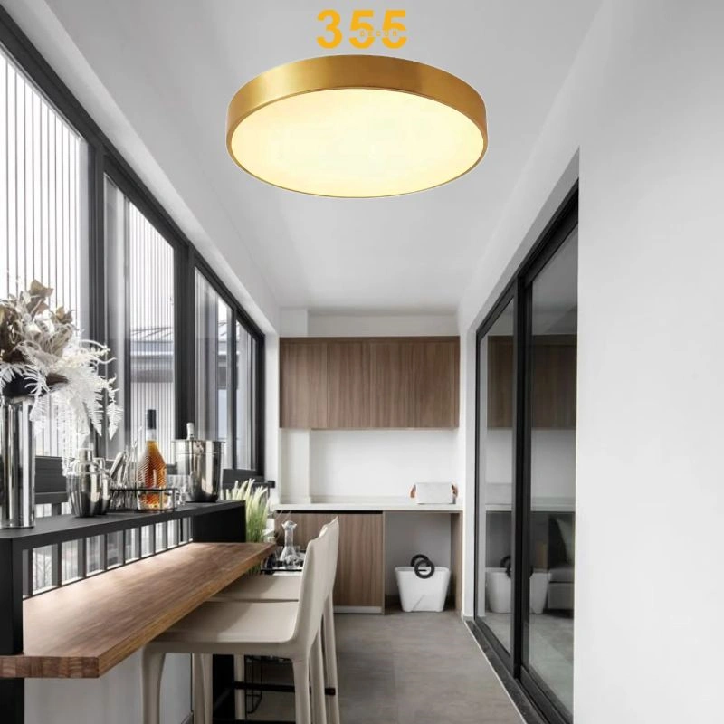 Đèn Ốp Trần Đồng OD02 – Tinh Giản Hiện Đại, Nâng Tầm Thẩm Mỹ Cho Mọi Không Gian 3 Đèn ốp trần đồng hiện đại OD02 - 355decor