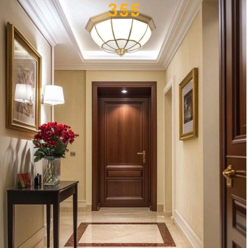 Đèn ốp trần đồng vàng OD04 - 355decor