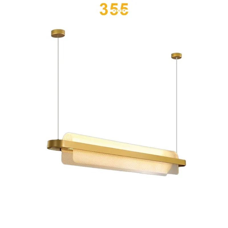 đèn thả thiết kê ttk93 - thiết kế tối giản thả ngang bàn ăn hiện đại