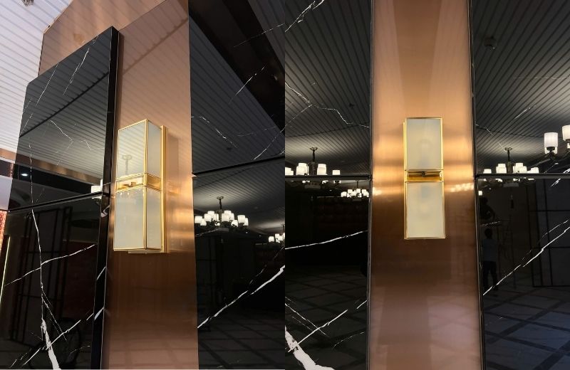 Đèn tường VD51 tạo nên không gian sang trọng cho phòng khách, hành lang, phòng ngủ...